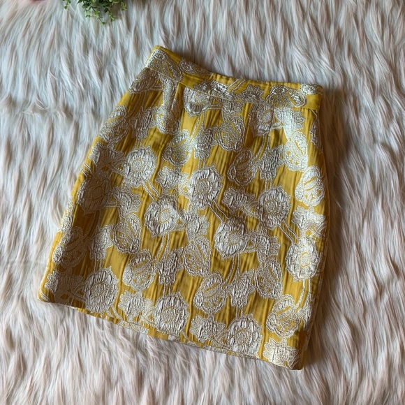 kate spade Dresses & Skirts - 🎉HP🎉NWT Kate Spade Kylie Skirt-Jacquard Marigold